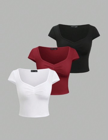 Set topuri Shein, mix culori