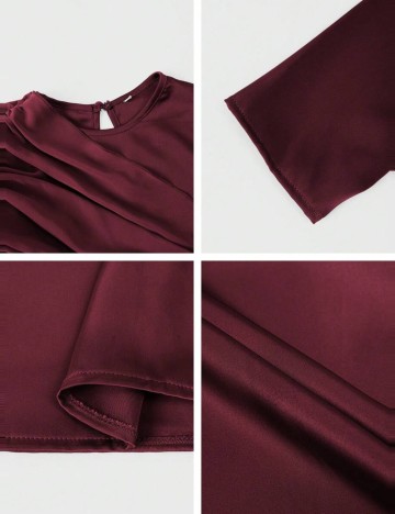 Rochie maxi Shein, vișiniu