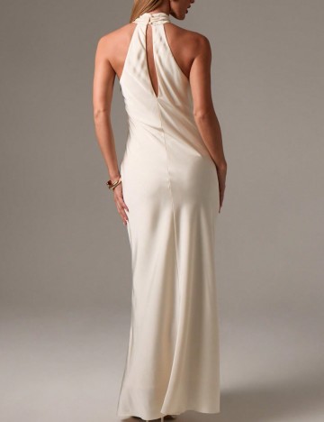 Rochie maxi Shein, crem