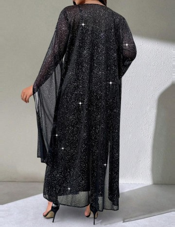 Set Rochie și Cardigan Shein, negru