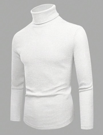 Bluză Shein MANFINITY, alb