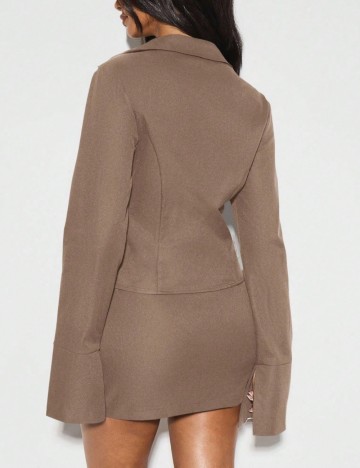 Cămașă Shein, maro