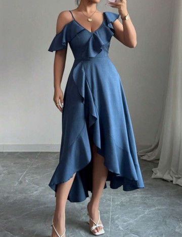 Rochie midi Shein, albastru