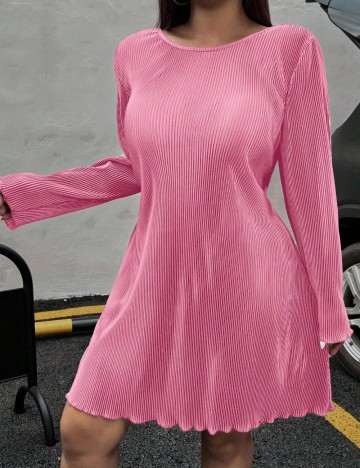 Rochie mini Shein Curve+, roz