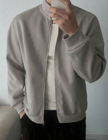 Jachetă Shein DAZY, gri