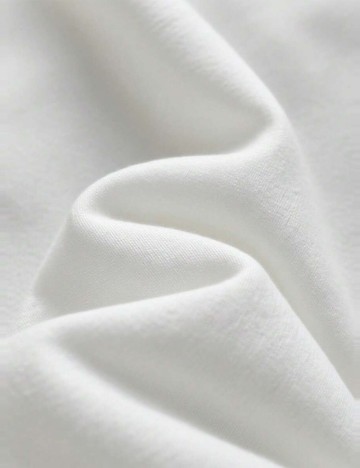 Bluză cu fermoar Shein, alb