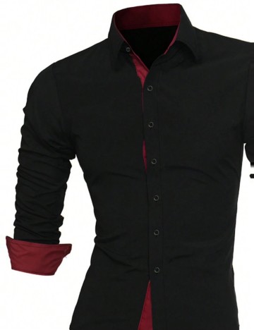 Cămașă Shein, negru