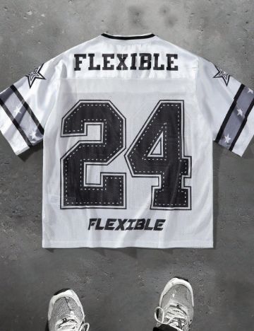 Tricou Shein MANFINITY, alb