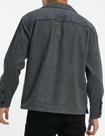 Jachetă Abercrombie & Fitch, gri