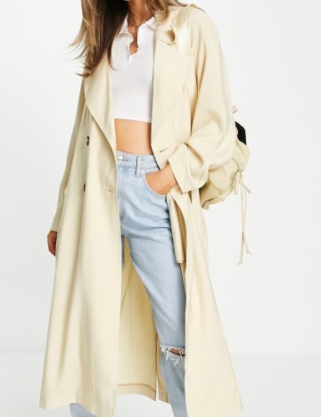 Trench ASOS, crem