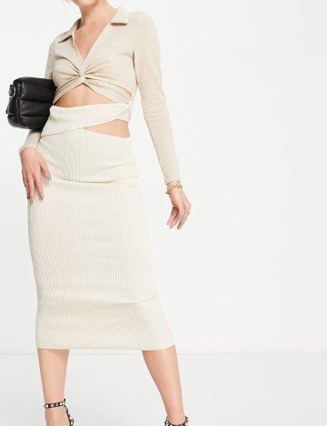 Rochie midi ASOS, mix culori