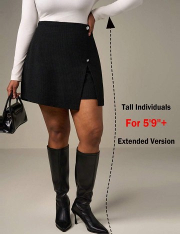 Fustă Pantalon Shein, mov