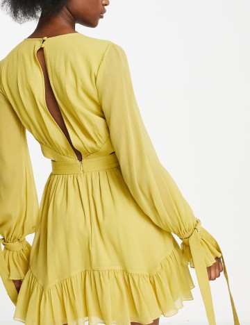 Rochie mini ASOS, galben