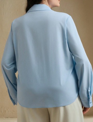 Cămașă Shein, albastru