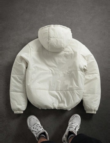 Geacă Shein MANFINITY, crem