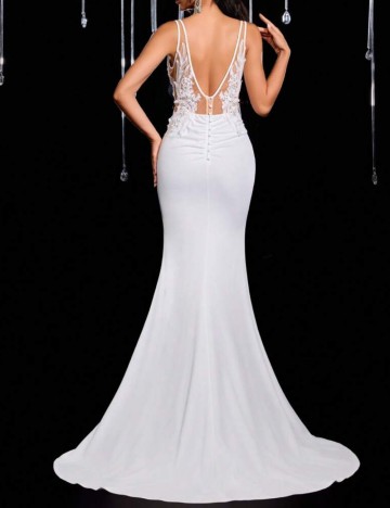 Rochie de ocazie Shein, alb