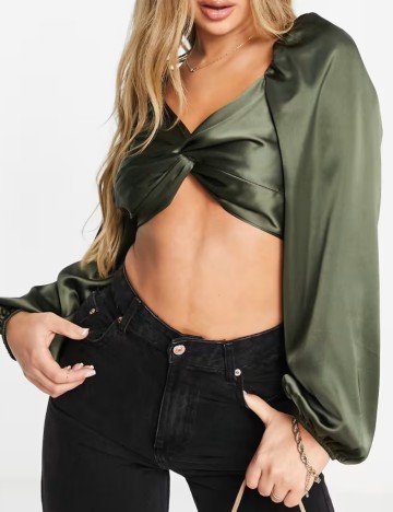 Top First Distraction, verde