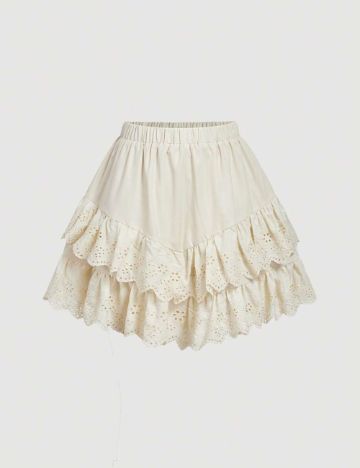 Fustă mini Shein, crem