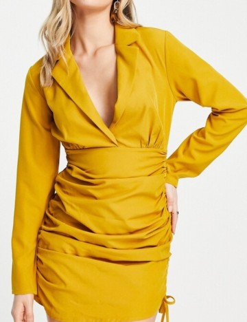 Rochie mini Saint Genies, galben