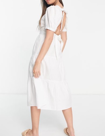 Rochie midi Influence, alb