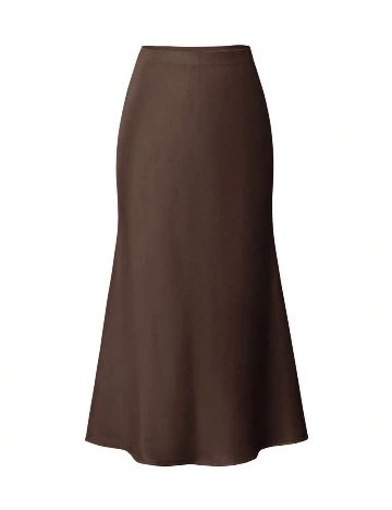 Fustă maxi Shein, maro