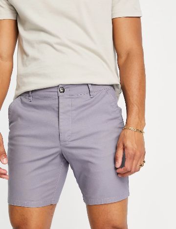 Pantaloni scurți ASOS, albastru