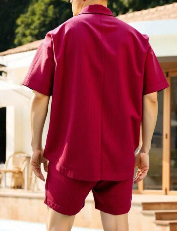 Compleu Shein MANFINITY, vișiniu