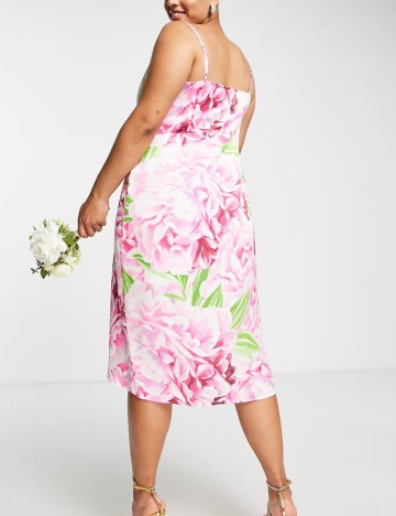 Rochie midi Liquorish, mix culori