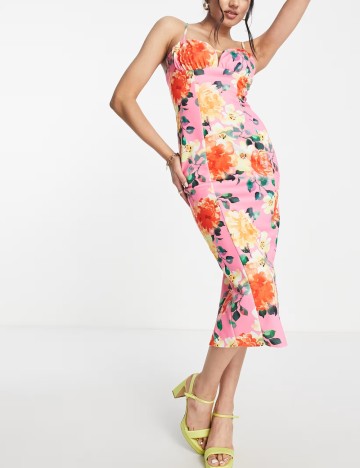 Rochie maxi ASOS, mix culori