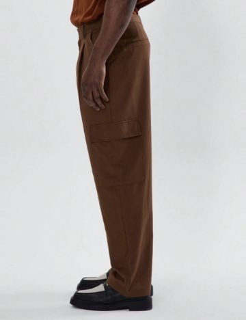 Pantaloni Shein MUSERO, maro