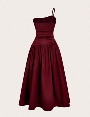 Rochie midi Shein Curve+, vișiniu