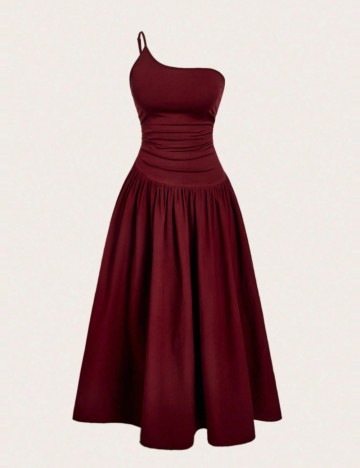 Rochie midi Shein Curve+, vișiniu