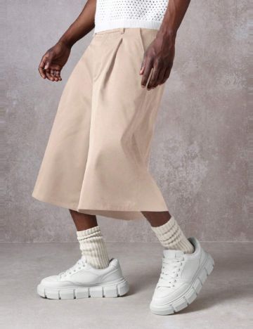 Pantaloni scurți Shein, bej