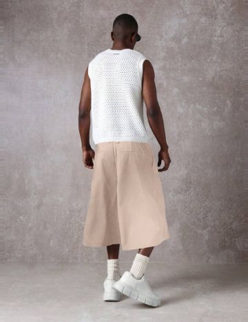 Pantaloni scurți Shein, bej