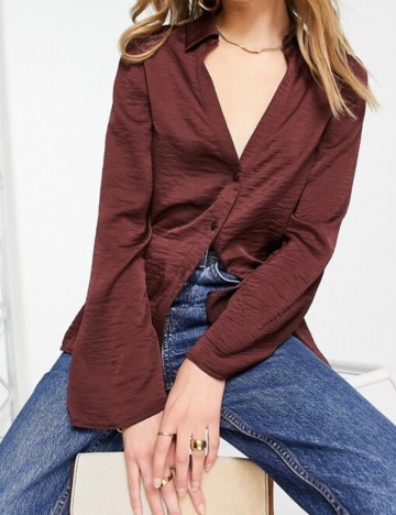 Cămașă ASOS, maro