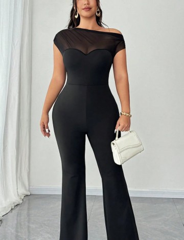 Salopetă lungă Shein Curve+, negru