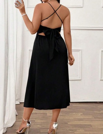 Rochie midi Shein Curve+, negru