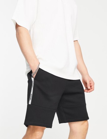 Pantaloni scurți Lacoste, negru