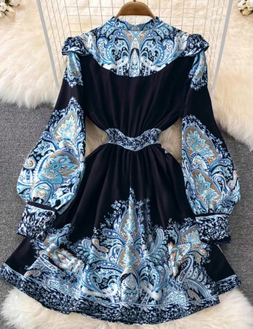 Rochie mini Shein Curve+, albastru