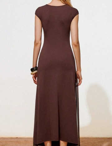 Rochie midi Shein, maro