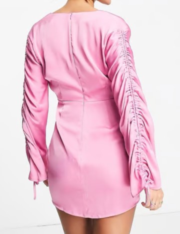 Rochie mini Lola May, roz