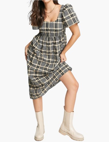 Rochie midi Miss Selfridge, mix culori