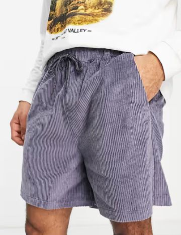 Pantaloni scurți ASOS, albastru