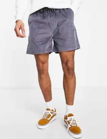 Pantaloni scurți ASOS, albastru