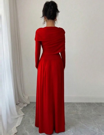 Rochie maxi Shein, roșu