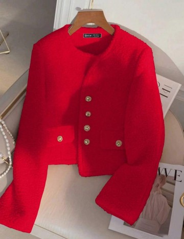 Jachetă Shein, roșu