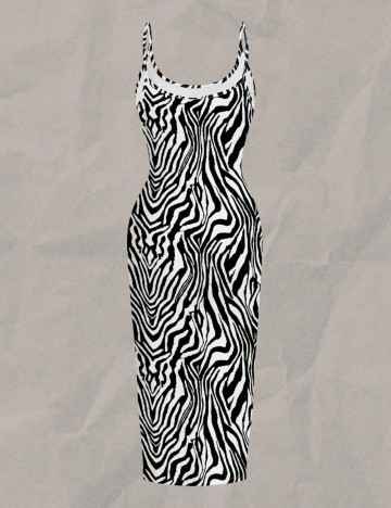 Rochie midi Shein, mix culori