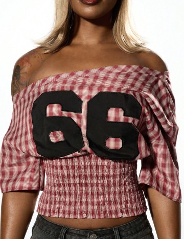 Top Shein, mix culori