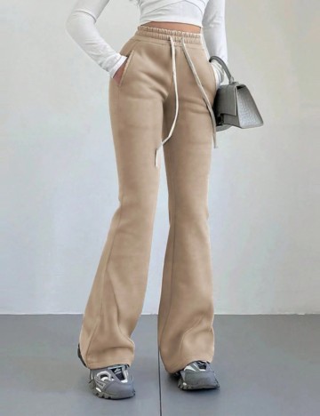 Pantaloni de trening Shein, maro