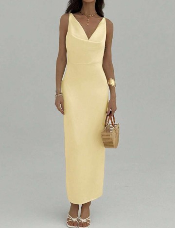 Rochie maxi Shein, galben
